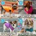 thumbnail image 5 of Gooby Puffer Vest Dog Jacket - Blue, X-Small - Ultra Thin Zip Up Wind Breaker with Dual D Ring Leash Water Resistant Small Dog Sweater, 5 of 5