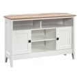 thumbnail image 1 of Bowery Hill Engineered Wood Corner Entertainment Stand in Glacier White, 1 of 12