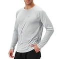 thumbnail image 2 of Chemises à Manches Longues Protection Solaire UPF 50 Extérieur Gris Taille TG, 2 of 2