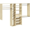 thumbnail image 4 of Easy Track 12 In Wide Wooden Organizer Closet Shelf, Honey Blonde, (4 Pack), 4 of 4