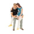 thumbnail image 2 of 1:64 Figuras de personas Diorama Modelo en miniatura Figuras Estatuas de personajes para Estilo azul 3, 2 of 6