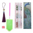 thumbnail image 2 of Painting Bookmark,   Painting Book Mark Decoration, Leather Family, 2 of 8