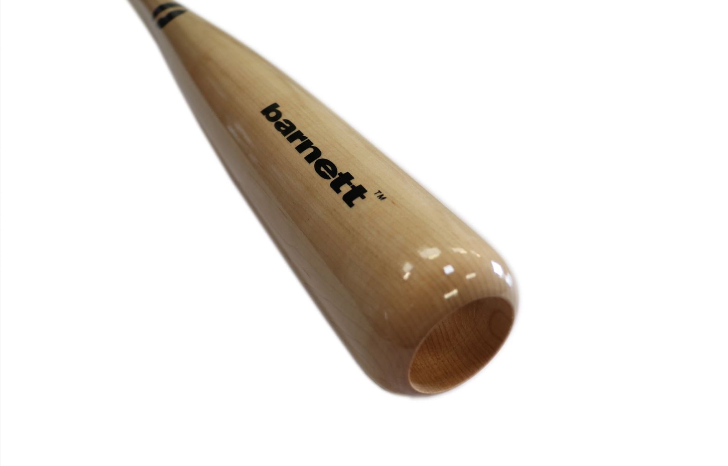 Barnett BB-12 Baseball Bat In Quality Wood, Adult, Black, 34''