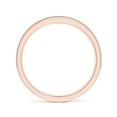 thumbnail image 2 of ANGARA Lab Grown Aeon Diamond Wedding Ring with Milgrain for Women in 14K Rose Gold (Size-1.2mm| Color-F-G| Clarity-VS) | April Birthstone, Anniversary Jewelry Gift for Women | Lab-Grown Diamond Ring, 2 of 4