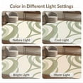 thumbnail image 7 of ODIKA 4'x6' Ultra-Soft Area Rug, Abstract Entryway Minimalist Waves Contemporary Flowing Arc Sage Dynamic None Washable, Bare feet friendly, Silk-Touch for Bedroom Home office, 7 of 7