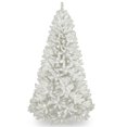 thumbnail image 1 of 7.5 ft. North Valley White Spruce Tree with Glitter & 600 Clear Lights, 1 of 1