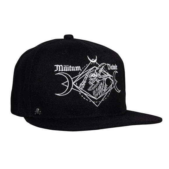 Gorra Plana Negra Unitalla Militum Diabolique