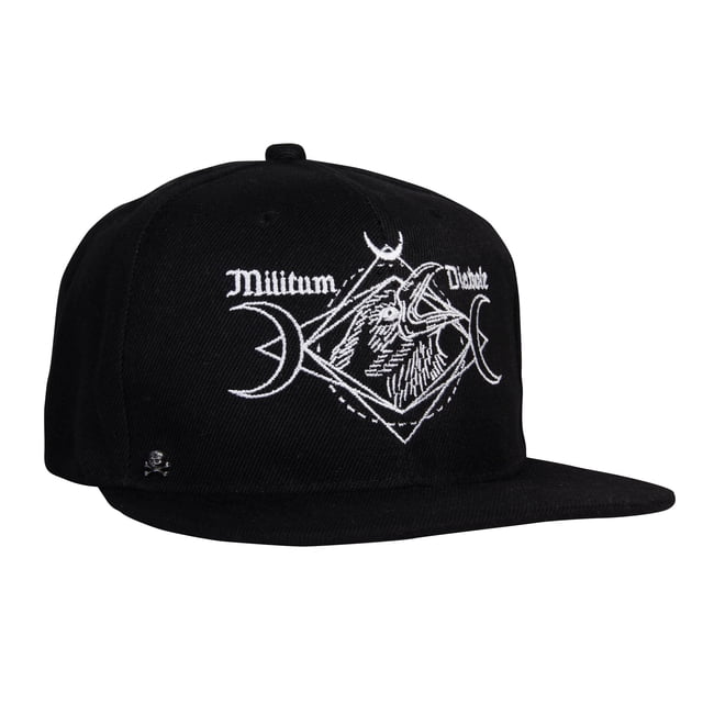 Gorra Plana Negra Unitalla Militum Diabolique