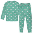thumbnail image 2 of joogoo Soccer Balls-z2 Pajamas Set Long Sleeve Soft Cotton Sleepwear 2 Piece 24M, 2 of 7