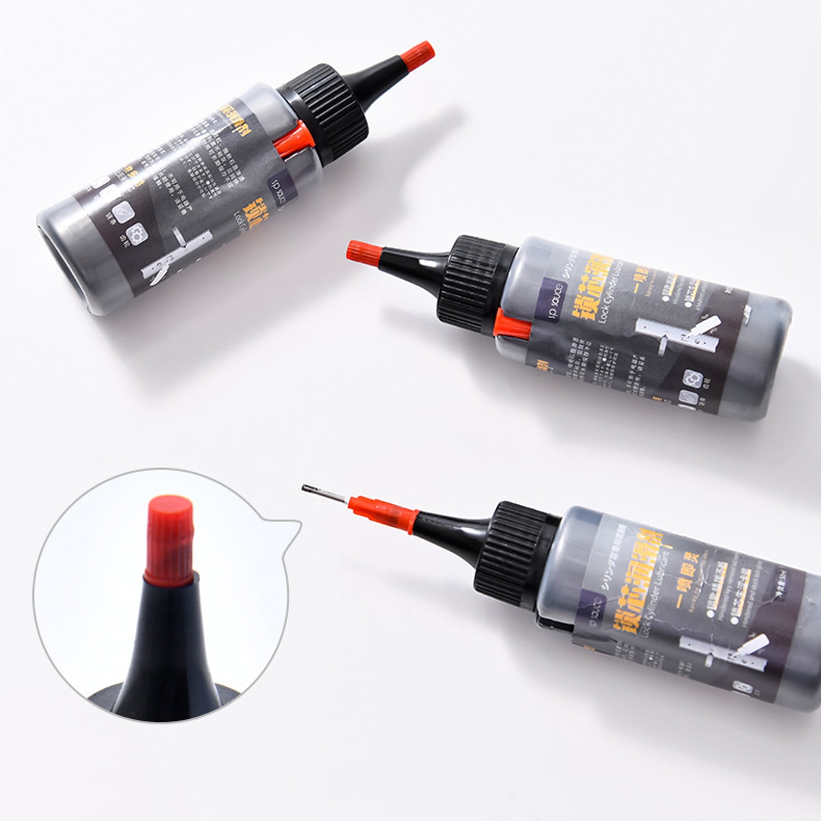 Lock-Ease Graphite Lock Lubricant  Prevents Freezing, Reduces Friction,  No Residue, Protects Against Wear & Rust Black - Walmart.com