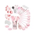 thumbnail image 1 of Silicone Kitchen Utensil Set - 44pcs Cooking Utensils Set With Holder Turner Spatula Ladle Tongs Whisk For Non-Stick Cookware, Heat Resistant Kitchen, 1 of 4