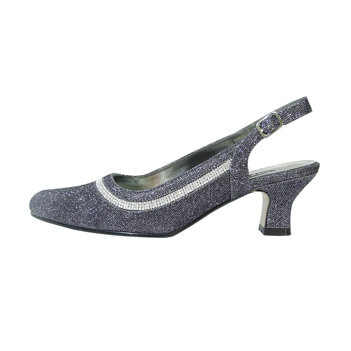 Fic Floral Priya Women's Extra Wide Width Metallic Dress Slingback