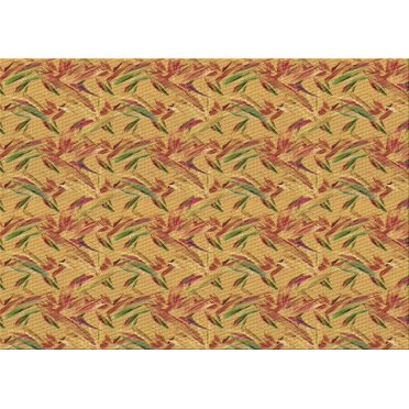 Ahgly Company Machine Washable Indoor Rectangle Transitional Yellow Area Rugs, 5' x 7'