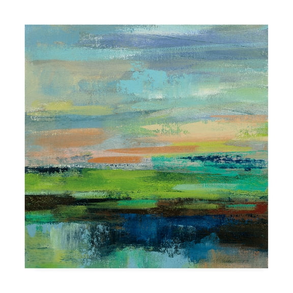 Trademark Fine Art 'Delmar Sunset II' Canvas Art by Silvia Vassileva