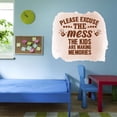 thumbnail image 3 of Children The Kids Are Making Memories Loving Quote Wall Decal Decoration Please Excuse The Mess Kids Hand Paint Fun Art Paint Splash Lasts Years and Easily Removable - Size: 40 In(W) x 36 In(H), 3 of 5