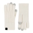 thumbnail image 4 of SUXIAN Thermal Gloves Winter Knit Pattern Touchscreen Mittens Cold Weather Cycling Everyday Use Warm Winter Gloves Women Beige One Size, 4 of 5