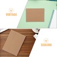 thumbnail image 3 of SOPOTUTU 50Pcs Brown Kraft Paper Envelopes Smooth Writing Vintage Style for Wedding Invitations, 3 of 8
