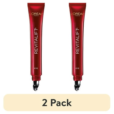 (2 pack) L'Oreal Paris Revitalift Triple Power Eye Treatment, Reduces Wrinkles, 0.5 fl oz