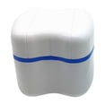 thumbnail image 1 of Home Textile Storage, Storage Case - Dienrx Denture Immersion Box Split European Style Tooth Storage Box Denture Storage Box Full Mouth Denture Placement Box Double Layer with Filter Screen, 1 of 7