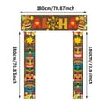 thumbnail image 2 of Hawaiian Porch Banner Decoration Totem Front Door Hanging Banner Hawaii Luau Tropical Birthday Party Decorations Party Jungle Welcome Decorations Outdoor, 2 of 5