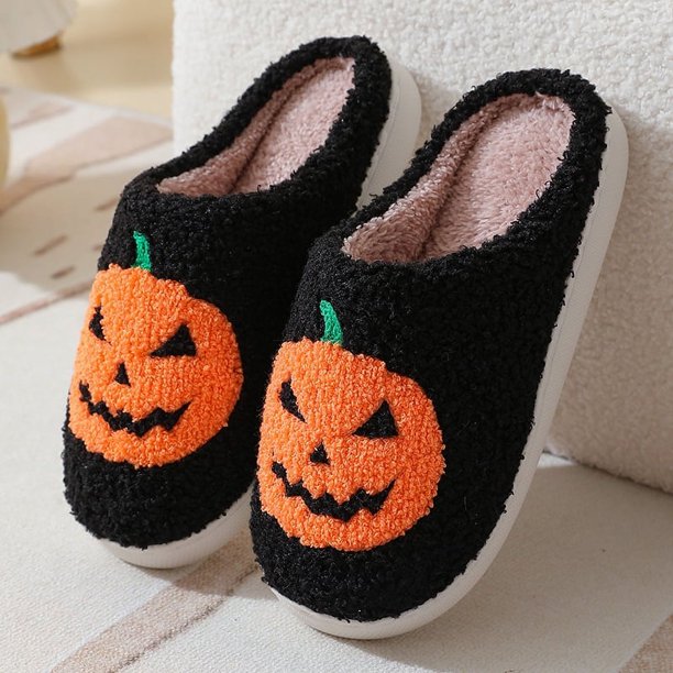 Zapatillas de algodón de invierno cálidas con dibujos animados para parejas, para hombres y mujeres, suela gruesa y suave