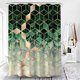 thumbnail image 1 of Cortina de ducha impermeable para baño geométrica moderna (180 * 180 cm), 1 of 3