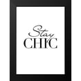 thumbnail image 2 of Design Fabrikken 18x24 Black Modern Framed Museum Art Print Titled - Stay Chic, 2 of 5
