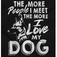 thumbnail image 2 of More People Love Dog German Shepherd Plus Size Long Sleeve Graphic Tee Shirt Brisco Brands 2X, 2 of 5