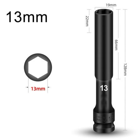 

1/2 Drive Socket Wrench Hex Socket Head 8-24mm Adapter Spanner Converter