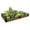 Brown, variant on Frame It All Tool-Free Weathered Wood Raised Garden Bed 4' x 8' x 11" - 1" profile
