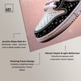 thumbnail image 3 of Glistening Studded Sneaker Acrylic Print Sneaker Wall Art by Art Remedy, Ready to Hang, 30 x 30, 3 of 6