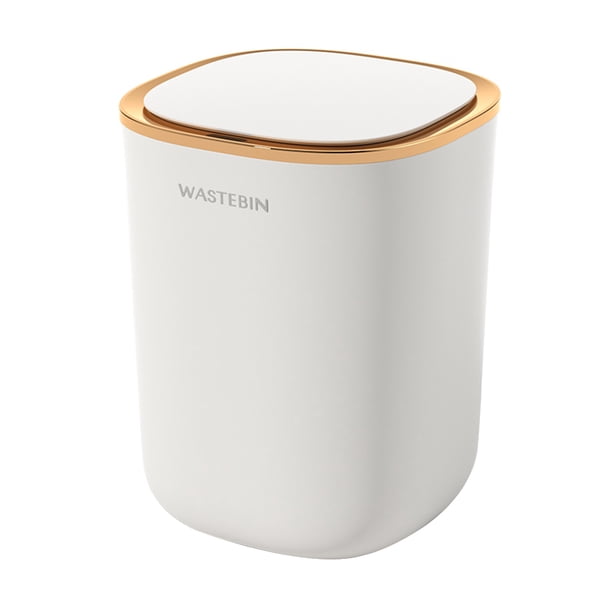 Cubo de basura silencioso con Sensor de movimiento automático de 12L para baño, cocina, inodoro