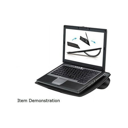 UPC: 0043859569915 | Fellowes Laptop Riser  Non-Skid  15w x 5/16d x 10 3/4h  Black