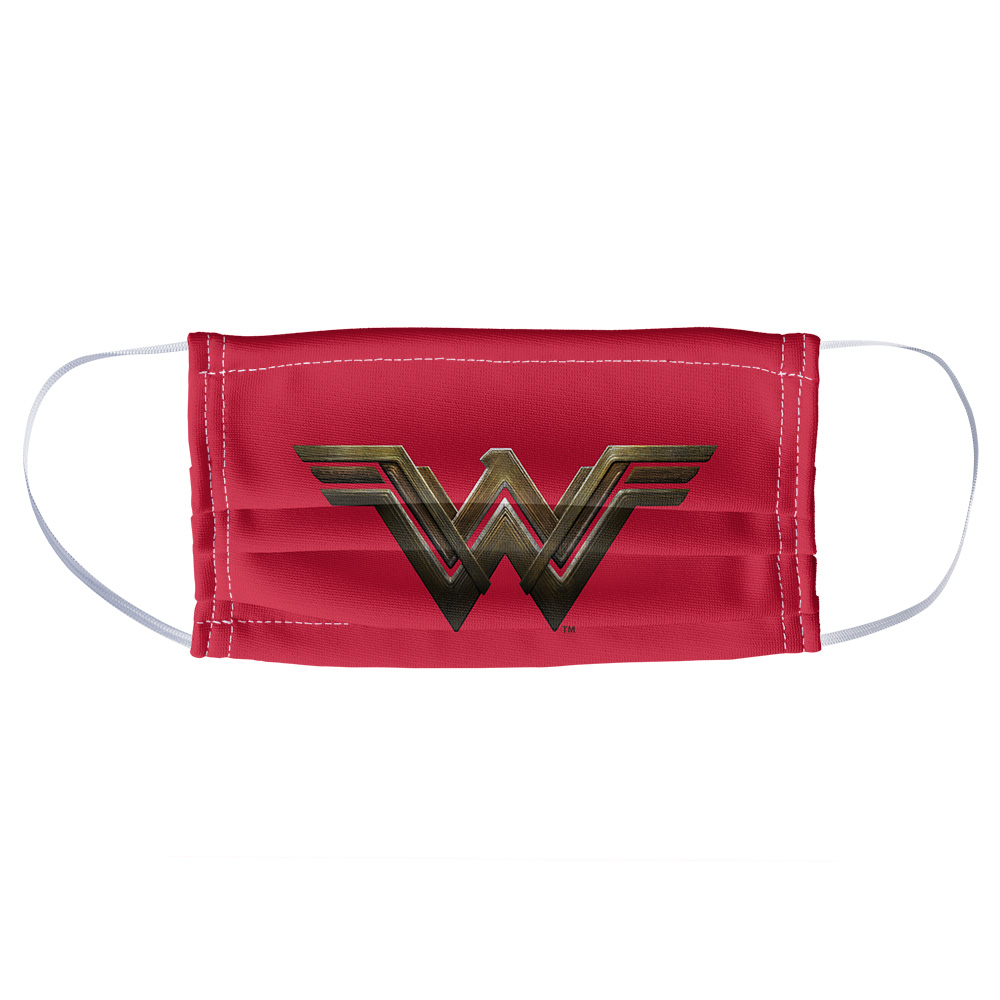 Wonder Woman Movie Wonder Woman Logo 1-Ply Reusable Face Mask Covering, Unisex
