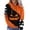 Black, variant on Halloween Womens Hoodies Casual Colorblock Pumpkin Face Print Sweatshirt Long Sleeve Pullover Tops Fall Winter Warm Black L