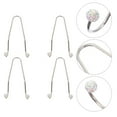 thumbnail image 1 of Stainless Steel Car Headrest Hangers with Large Capacity for Organized Car Use Silver, 1 of 8