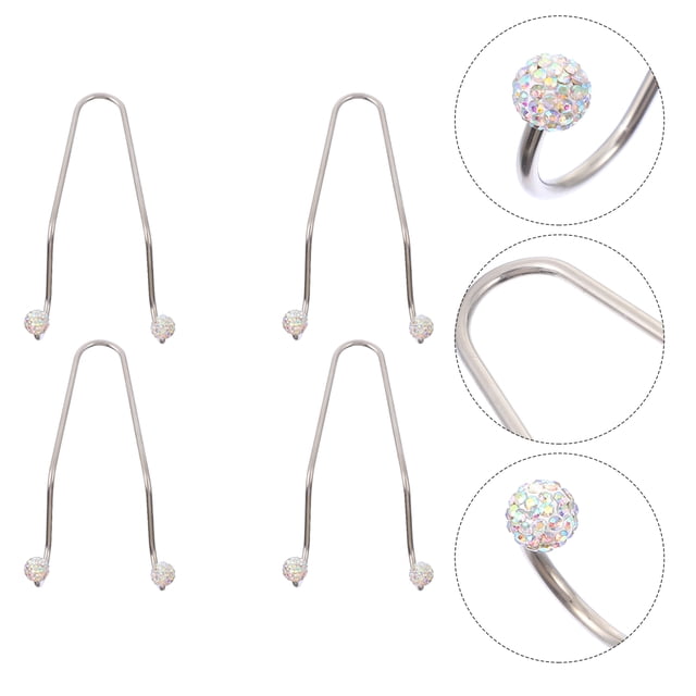 Stainless Steel Car Headrest Hangers with Large Capacity for Organized Car Use Silver