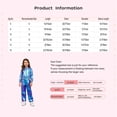 thumbnail image 7 of Haitryli Kids Girls Jazz Hip Hop Dance Outfit Metallic Long Sleeve Bomber Jacket And Pants Set Disco Party Dancewear Blue 14, 7 of 7