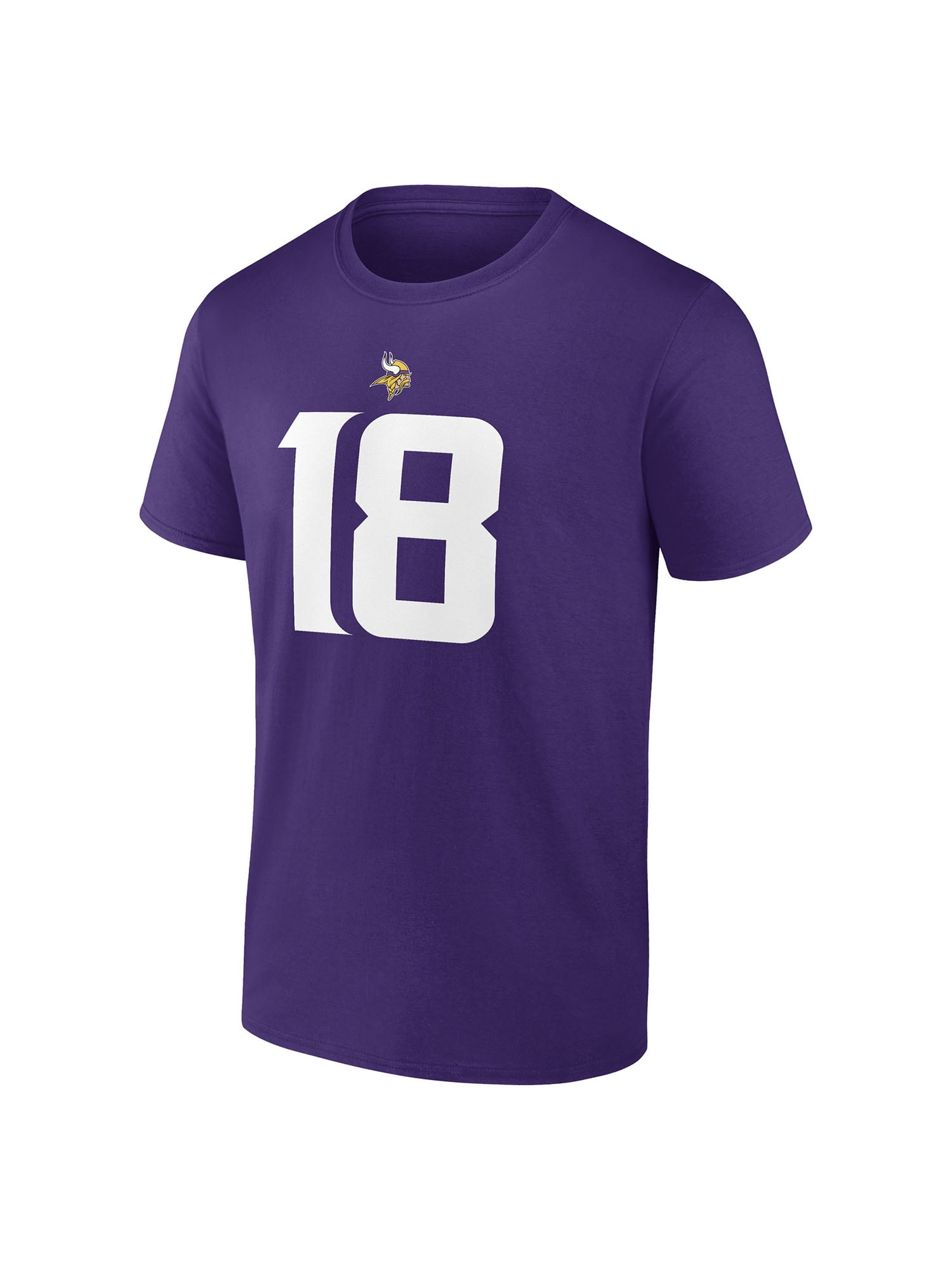 NFL Justin Jefferson Minnesota Vikings Mens Name & Number Short Sleeve Tee