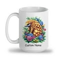 thumbnail image 2 of Personalized Cute Pangolin Coffee Mug 11oz 15oz - Custom Name Ceramic Cup - Unique Gift for Pangolin Lovers, Parents, Girlfriend, Siblings, Kids, Wildlife Enthusiasts, Animal Fans, 2 of 6