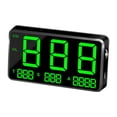 thumbnail image 1 of Velocímetro Head Up Display velocímetro coche camión odómetro pantalla grande de 4,5 pulgadas con advertencia de exceso de velocidad alarma de conducción fatiga, 1 of 5