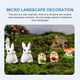 thumbnail image 4 of GOOHOCHY 10 piezas de resina en miniatura con forma de hongo, conejo, erizo, musgo en maceta, micropaisaje decorativo, 4 of 8
