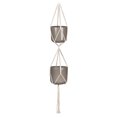 thumbnail image 2 of Cintre Double Planteur Macrame, 2 of 2