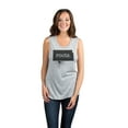 thumbnail image 2 of Thread Tank Home Roots State Kansas KS Women's Sleeveless Muscle Tank Top Sport Grey Small, 2 of 4