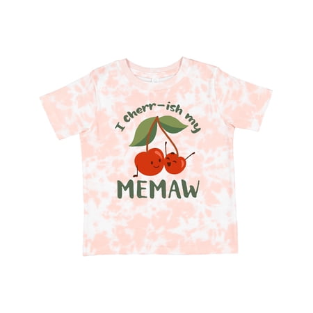 Inktastic I Cherri-sh My Memaw Boys or Girls Toddler T-Shirt