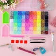 thumbnail image 2 of Bedazzling Kit 48000Pcs 60 Colors 3mm Resin Jelly Rhinestones - Diamond Art Multicolor Flatback Gems Nail Crafting Makeupwith 4Pcs 10ml B7000 Jewelry Glue & Tools - Christmas Birthday Gifts for Women, 2 of 7