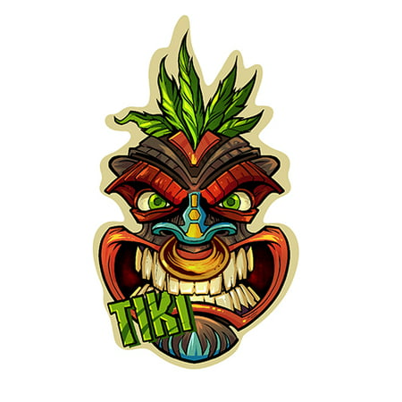 Tiki Guy Novelty Sign | Indoor/Outdoor | Funny Home Décor for Garages, Living Rooms, Bedroom, Offices | SignMission personalized gift Wall Plaque