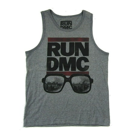 Run DMC Arctic Sunglasses Image Heather Grey Tank Top (Run Dmc The Best Of Run Dmc)