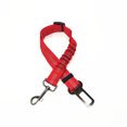 thumbnail image 1 of Laisse pour Chien Ceinture de Sécurité Harnais Laisse Fabrication Crochet Extensible Boucle Durable Pratique Résilience Haute Résistance Rouge, 1 of 9