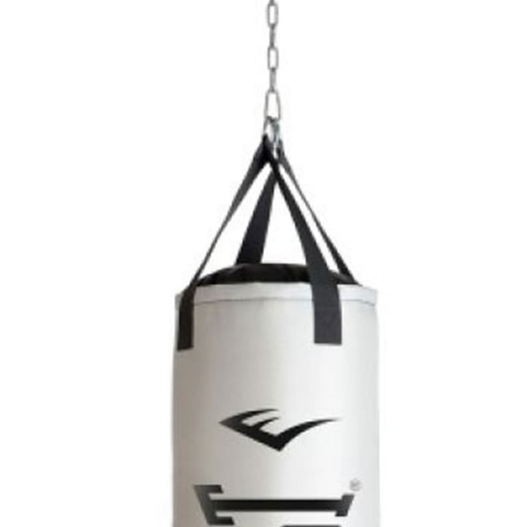 Everlast Nevatear Fitness Workout 60 Pound Heavy Boxing Punching Bag Platinum